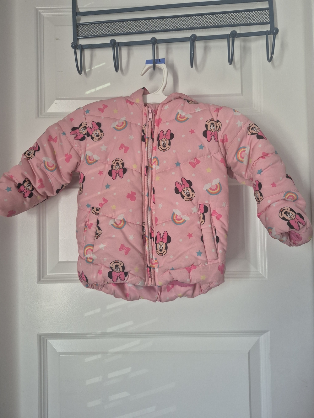 Disney Minnie Mouse Pink Puffer Jacket